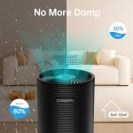 Portable Dehumidifier with Color Light & Quiet Operation