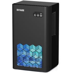 XUNJIE Ultra Quiet 2300ml Dehumidifier with LED Lights