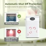 Compact 2200ml Dehumidifier with LED Lights