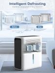 Compact 3000 ML Dehumidifier with Timer and Auto Defrost