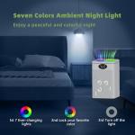 Compact 2200ml Dehumidifier with LED Lights