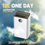 12L Dehumidifier with Smart Control & Timer