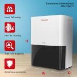 12L Ultra-Quiet Dehumidifier with Timer