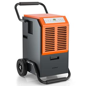 COSTWAY 63L Commercial Dehumidifier with Drainage Pipe