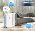 PureMate Compact 20L Portable Dehumidifier with Timer