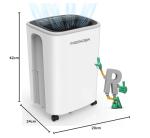 FRESHDEW 12L Dehumidifier with Drain Hose