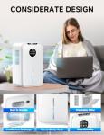 Quiet 2200ML Dehumidifier with Auto Shut Off
