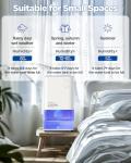 Heelay Portable Electric Dehumidifier with LED Lights