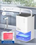 Heelay Portable Electric Dehumidifier with LED Lights