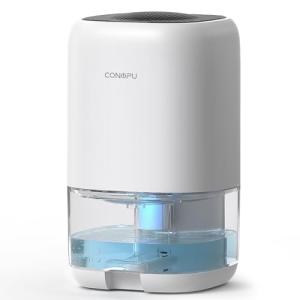 Compact 1000ml Dehumidifier with LED Light