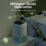 Compact 1000ml Dehumidifier with LED Light