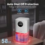 Portable 1700ML Ultra Quiet Dehumidifier for Home