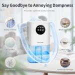 Portable 1700ML Ultra Quiet Dehumidifier for Home
