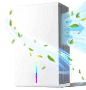 Portable 1600ML Dehumidifier with Sleep Mode and LED