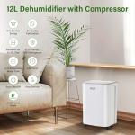 12L/Day Powerful Dehumidifier with Digital Display