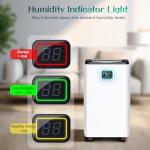 12L Daily Dehumidifier with Digital Display & Timer