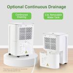 12L/Day Powerful Dehumidifier with Digital Display