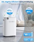 20L Dehumidifier for Home and Large Spaces