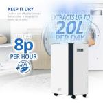 NETTA 20L Low Energy Dehumidifier with Digital Control