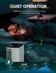 12L/day Ultra Quiet Dehumidifier with Timer