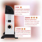 Donyer Power 2000W Adjustable Thermostat Heater