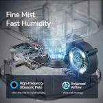 Rosekm Quiet Cool Mist Humidifier for Home