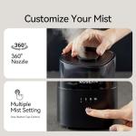 Rosekm Quiet Cool Mist Humidifier for Home