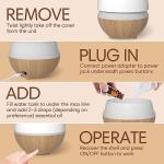 100ml Essential Oil Diffuser with Warm Light