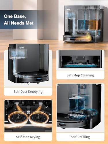 TAB Fairy10 Robot Vacuum & Mop Combo – 6000 Pa