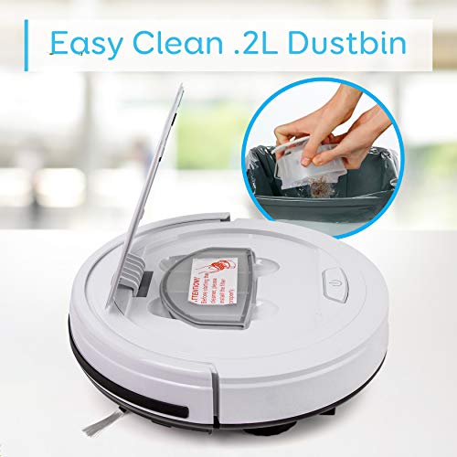 Dual-Brush White Robot Vacuum - PUCRC25