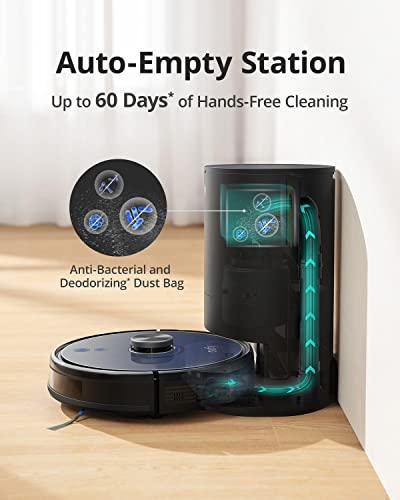 Hybrid+ RoboVac with Self-Emptying and iPath Navigation