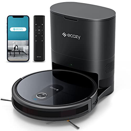 WiFi Robot Vacuum, Self-Emptying, 3kPa Suction, Ultra-Slim Quiet