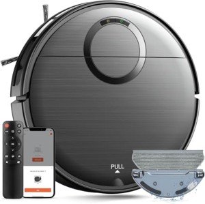 2-in-1 Robot Vacuum and Mop with Wi-Fi Control