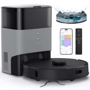 Self-Emptying Robot Vacuum and Mop Combo
