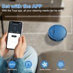 2-in-1 Robot Vacuum and Mop with WiFi Control