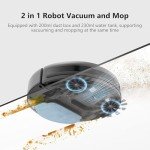 WiFi Robot Vacuum and Mop Combo for Pet Hair