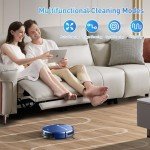 Wi-Fi Robot Vacuum and Mop Combo - Self-Charging