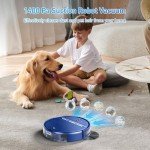 Wi-Fi Robot Vacuum and Mop Combo - Self-Charging