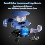 Wi-Fi Robot Vacuum and Mop Combo - Self-Charging