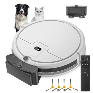 Tangle-Free Robot Vacuum for Pet Hair and Floors
