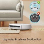 Tangle-Free Robot Vacuum for Pet Hair and Floors