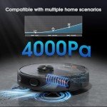 3-in-1 Robot Vacuum and Mop with LiDAR Navigation