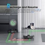3-in-1 Robot Vacuum and Mop with LiDAR Navigation