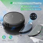 2-in-1 Robot Vacuum and Mop Combo with Wi-Fi