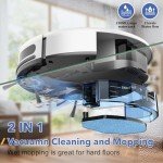 UMMUND 2-in-1 Robot Vacuum and Mop Combo