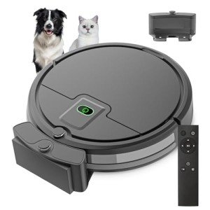 ENCHE Robot Vacuum – Powerful, Washable HEPA Filter