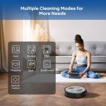 2-in-1 Robot Vacuum and Mop with Smart Features