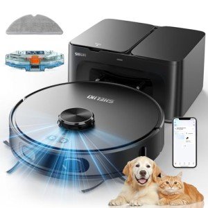 SHELIKI 3-in-1 Robot Vacuum with LiDAR Mapping