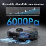 SHELIKI 3-in-1 Robot Vacuum with LiDAR Mapping