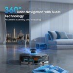 SHELIKI 3-in-1 Robot Vacuum with LiDAR Mapping